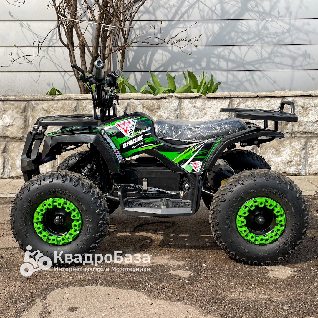 Детский электроквадроцикл Motax GRIZLIK MINI E1000 BW